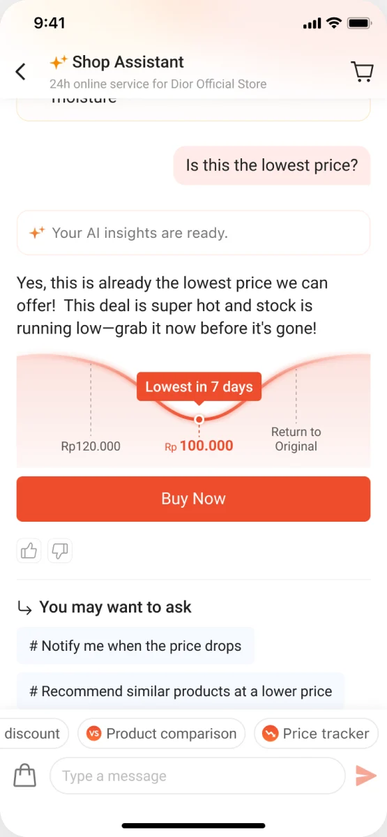 Price Tracker 第3步:触发低价卡片