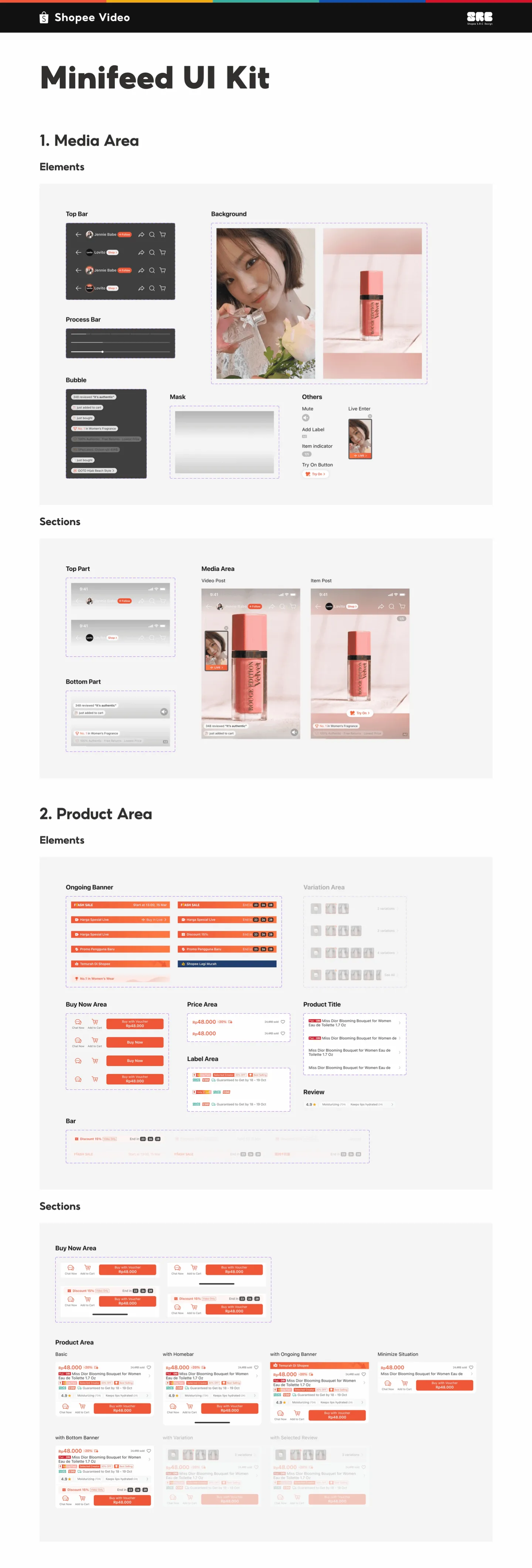 Minifeed 2.0 UI Kit:商品信息区